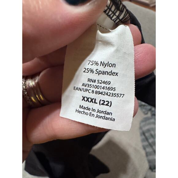 Avia Women's Plus Soft Sculpt Zip Up Active Black Jacket XXXL (22) - Picture 10 of 10